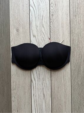 panache Strapless Black Bra - Smooth Support New size 30DD